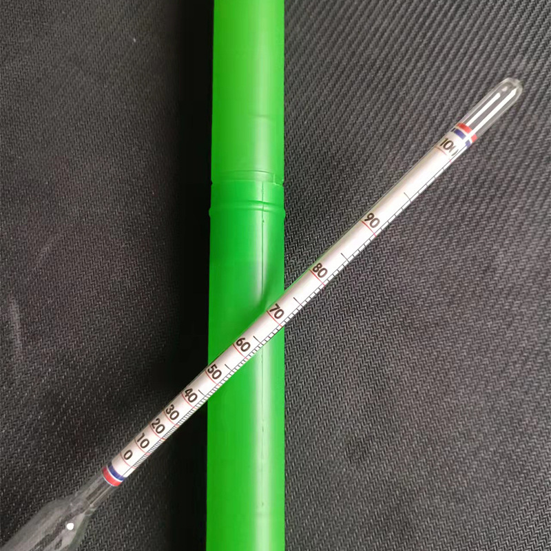 Factory supply glass alcohol meter single alcohol concentration meter liquor alcohol meter high precision concentration meter