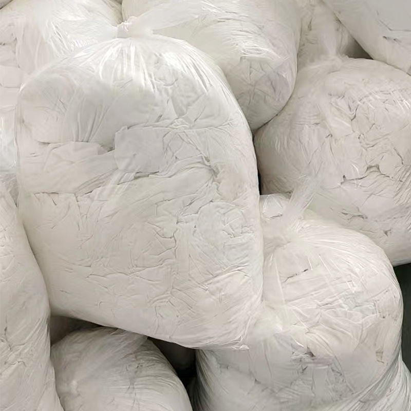 Wipe cloth absorbent oil absorbent cotton white large supply wholesale standard rags waste cloth milk silk industrial rags