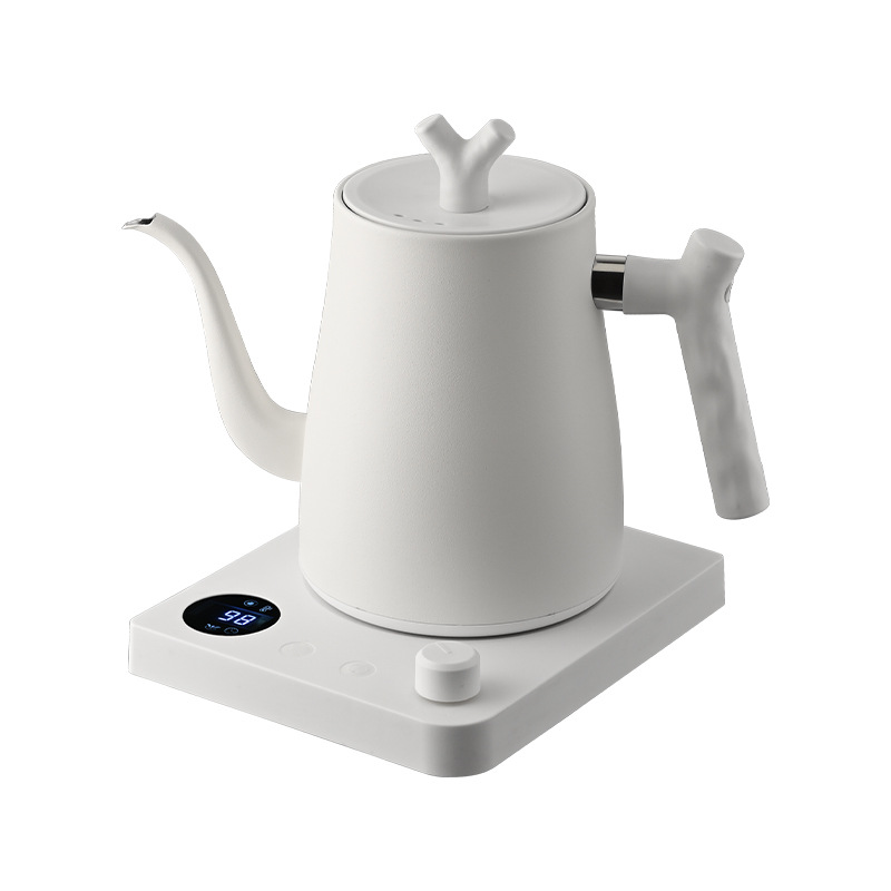 Intelligent frequency conversion temperature control hand coffee pot constant temperature electric kettle household kettle kung fu tea long mouth 1.0L
