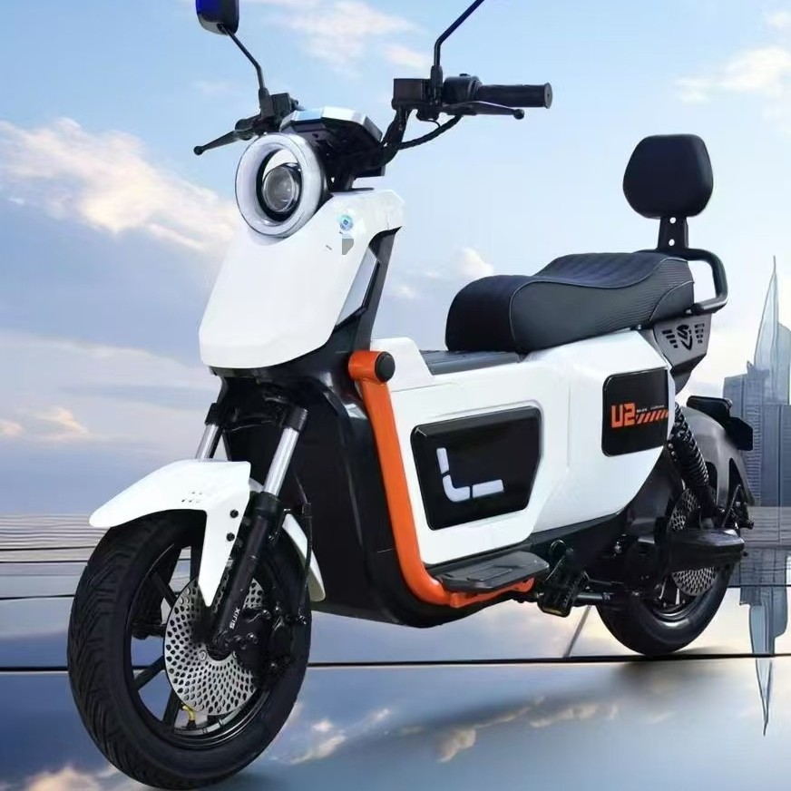 Export foreign trade electric bicycle manufacturers with headlights two-wheeled electric motorcycle saddle U2 models