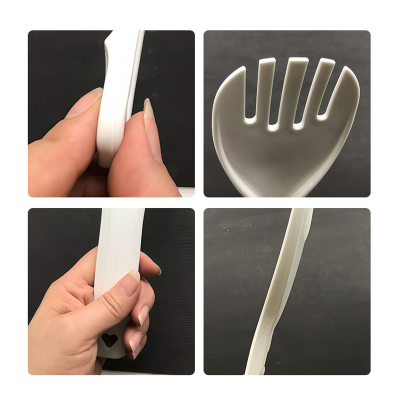 Thickened Extra-Large Non-Stick Rice Spoon for Restaurant and Cafeteria Use, Five-Finger Plastic Rice Serving Commercial Rice Cooker Fork