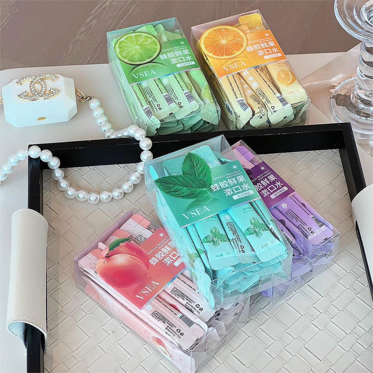 Fresh Probiotics to Remove Bad Breath, Kissing and Bad Breath Artifact, Disposable Mouthwash, Fruity Flavor to Remove Tooth Stains, Portable Wholesale