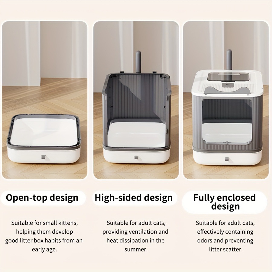 2025 New Cross-Border Dropshipping Large-Capacity Cat Toilet Deodorant Cat Toilet Cross-Border Dropshipping Cross-Border Dropshipping