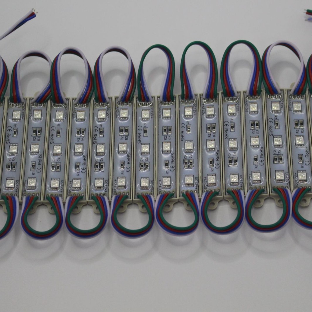 3 lights 5050 colorful module 7512 colorful waterproof module source manufacturers RGB module manufacturers wholesale supply