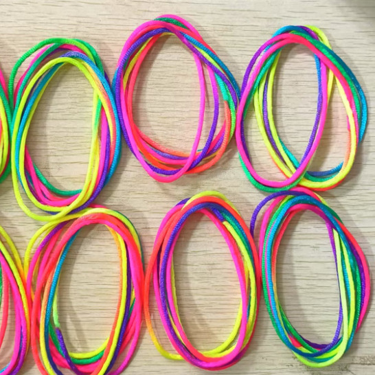 Яркая веревка для тренировки мышления, упражнения на чувствительность пальцев.