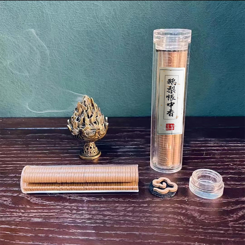 [Shake Sound Explosions] 42 Pieces of Small Xiangyun Non-Sticky Plate Incense Lasting Incense Natural Agarwood Sandalwood Goose Pear Account Incense