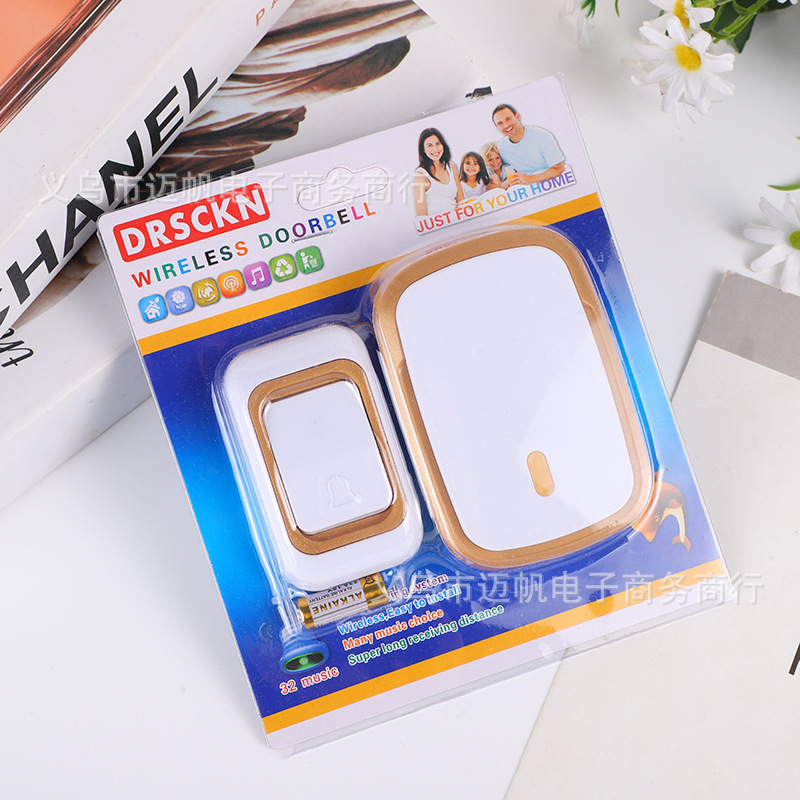 Home Doorbell Wireless Remote Control Doorbell Remote Control Communication Digital Music Doorbell Elderly Patient Pager