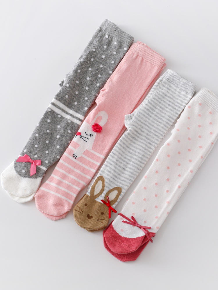 Cross-Border Supply of Spring & Fall Pantyhose Korean Style Combed Cotton Leggings for Men and Women Baby Pants Large Pp Pantyhose Wholesale