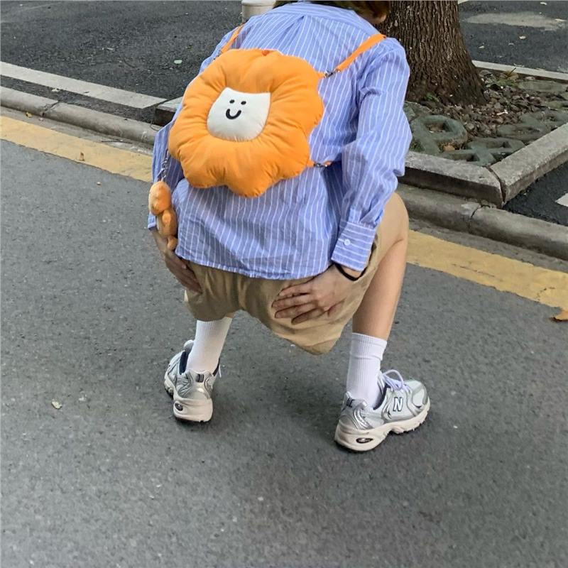 Оригинальная сумка через плечо Biuiu, двухцелевой рюкзак, маленький лев, 11 дюймов, милый и веселый (не вмещает книги)