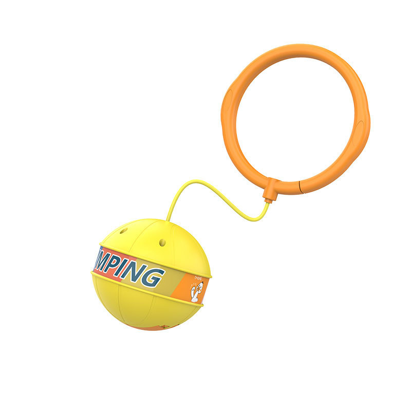 Nezha Kidsren's Single-Leg Kick Ball Flash Jumping Ball Fitness Kick Ball Kindergarten Sensory Integration Training Booster Artifact