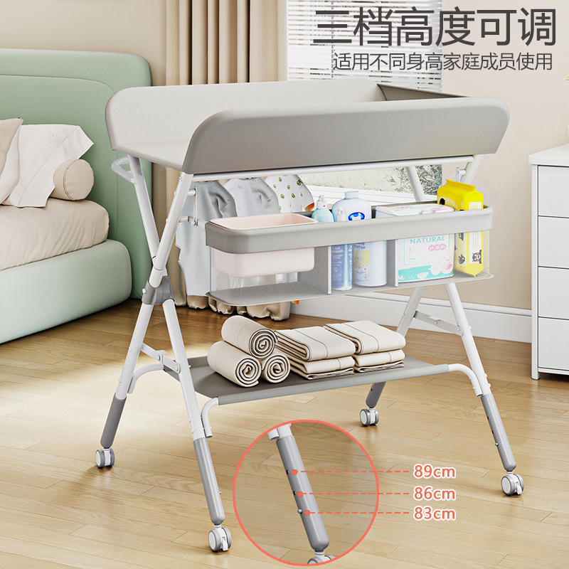 Diaper Table Baby Care Table Portable Multifunctional Foldable Bathing Baby Bed Diaper Changing Touch Table