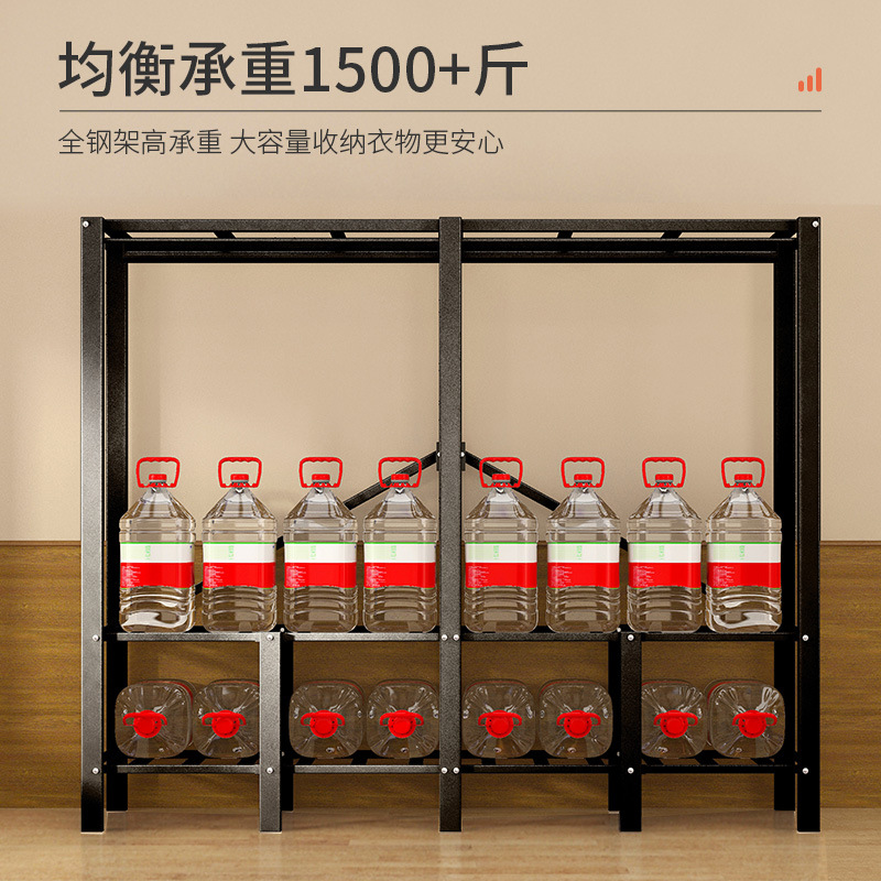 Solid Structure Folding Wardrobe Installation-Free Cloth Wardrobe Home Bedroom Durable Simple Wardrobe Steel Frame Storage Wardrobe