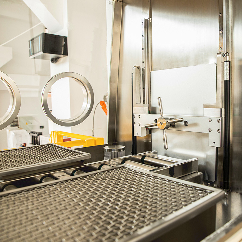 Customized Powder Feeding Stainless Steel Glove Box Anaerobic Drying Weighing Face-To-Face Four-Station Drying Glove Box