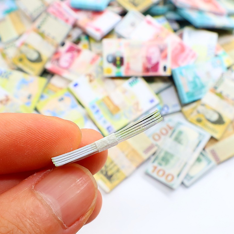 12-Point Miniature Food Toy Artificial Mini Toy Pocket Banknote Supermarket Convenience Store Play House Prop Model