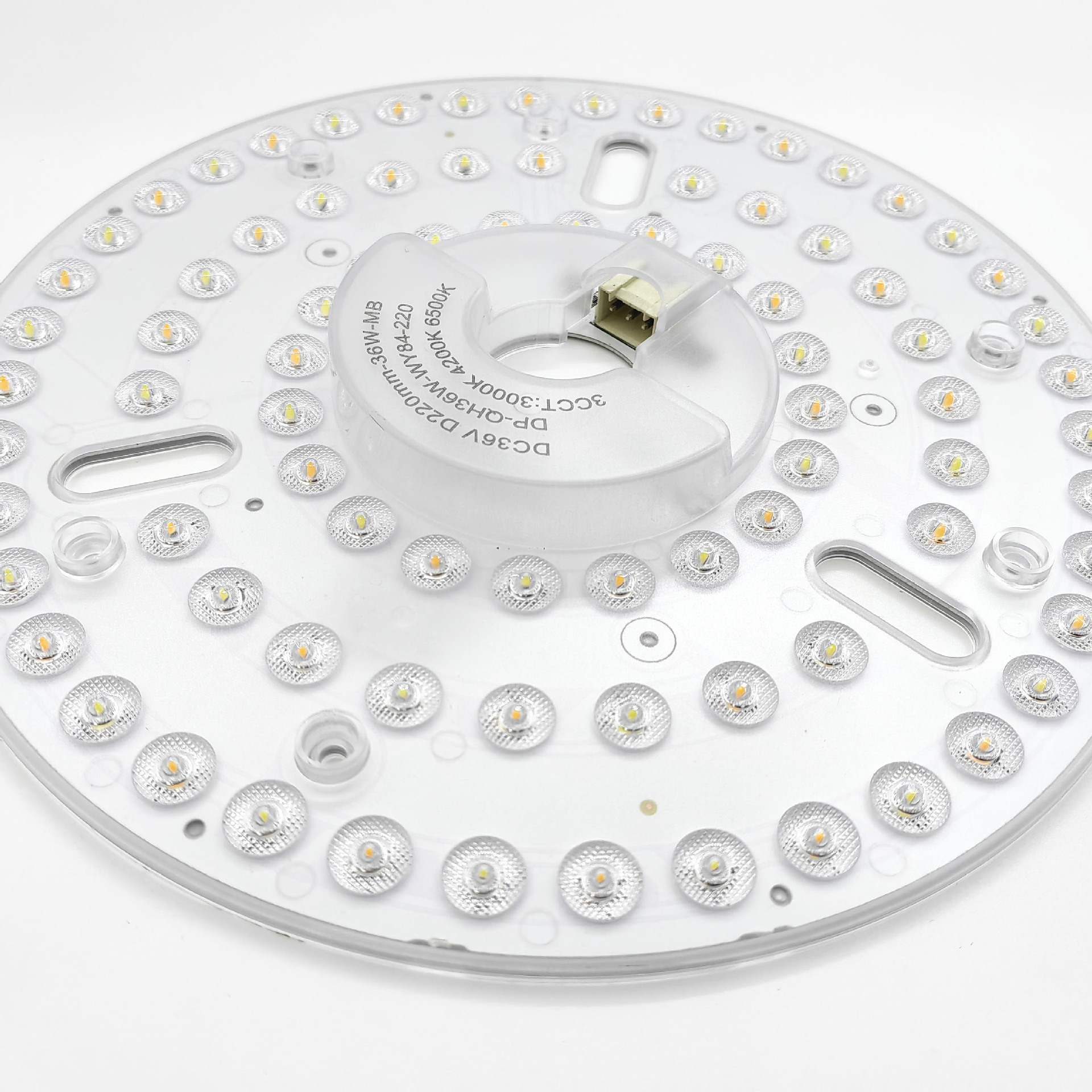 36V Stepless Dimming Color Mixing 220mm Ceiling Fan Lamp Wick Remote Control Wick Factory Direct Supply Wholesale Mixed Batch