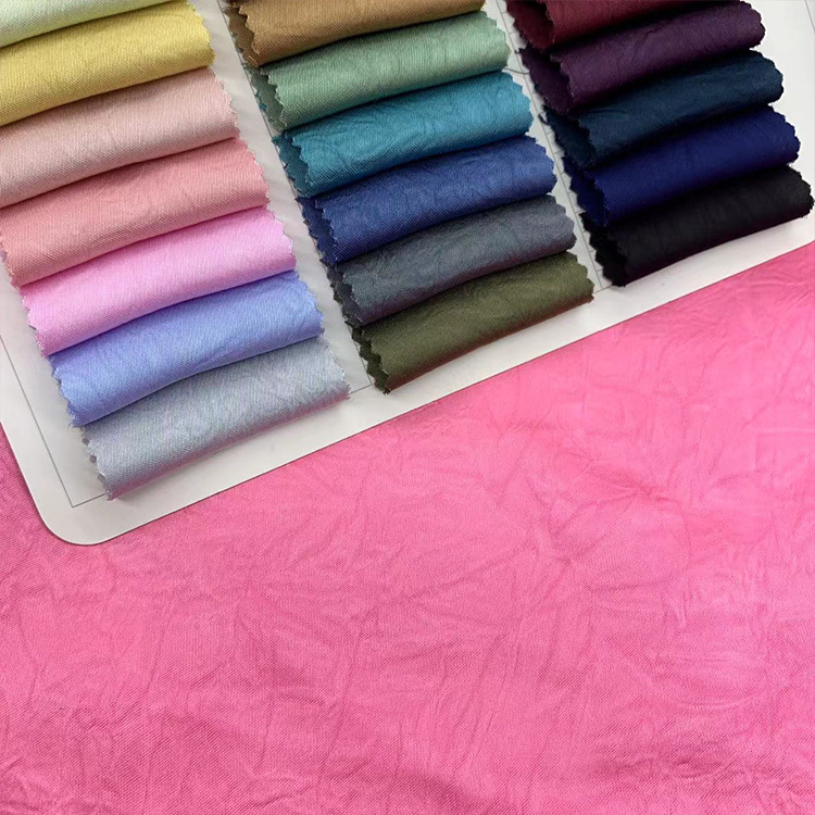 New Woven Acetate Hand-grabbed Flower Acetate Satin Grappled Flower New Modern Women's Dress Cheongsam Han Dynasty Fabric