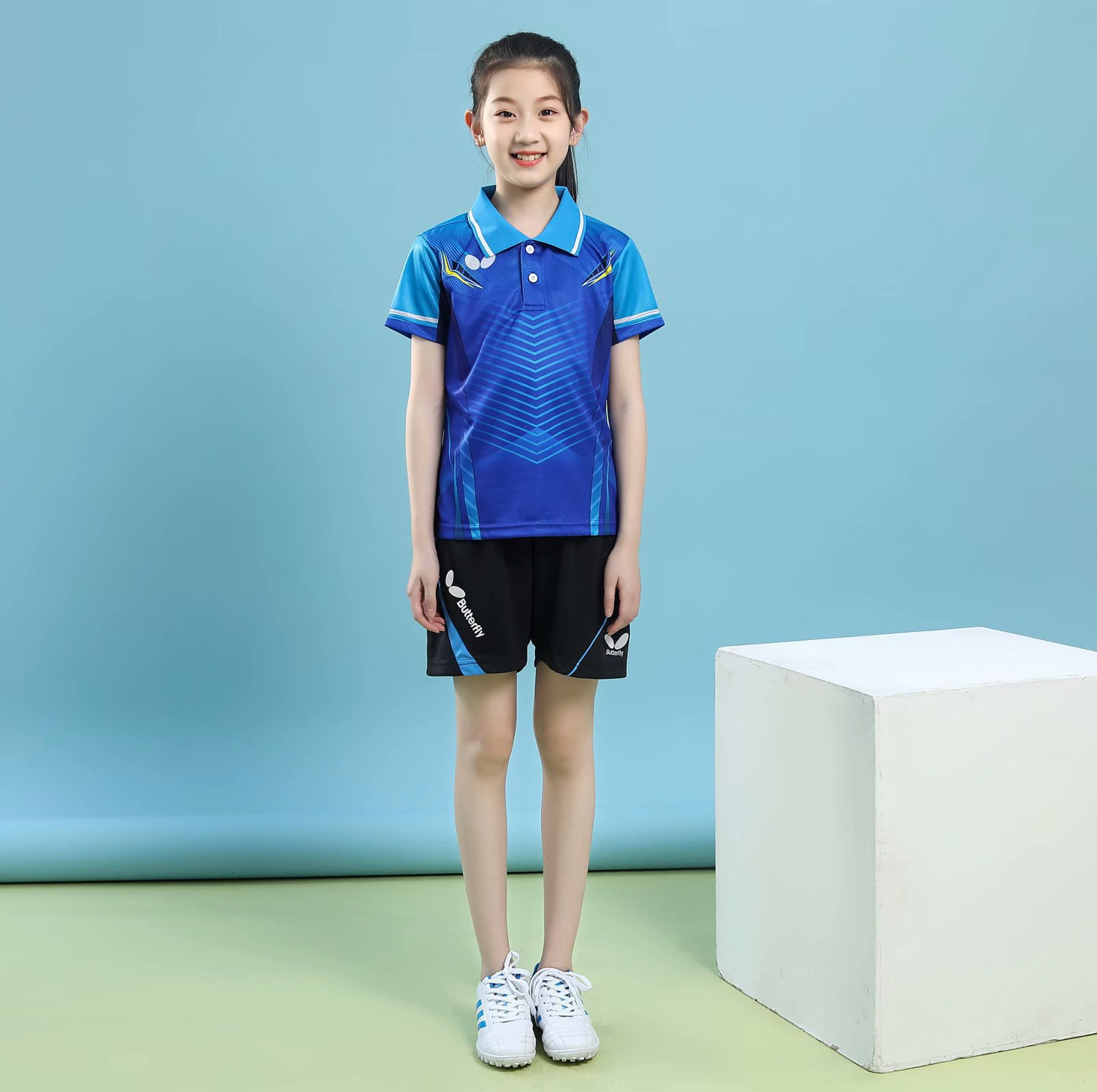 2021 Butterfly Table Tennis Suit Quick-drying Primary School Children's Table Tennis Training Suit Competition Team Suit Group Buying Printing