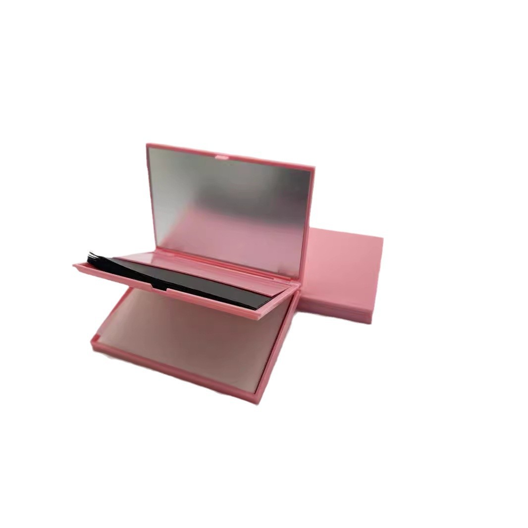 Double-Layer Oil-Absorbing Facial Tissue Mirror Box Pp Box Double-Sided Linen Paper Matte Box Facial Oil Control Portable Foldable