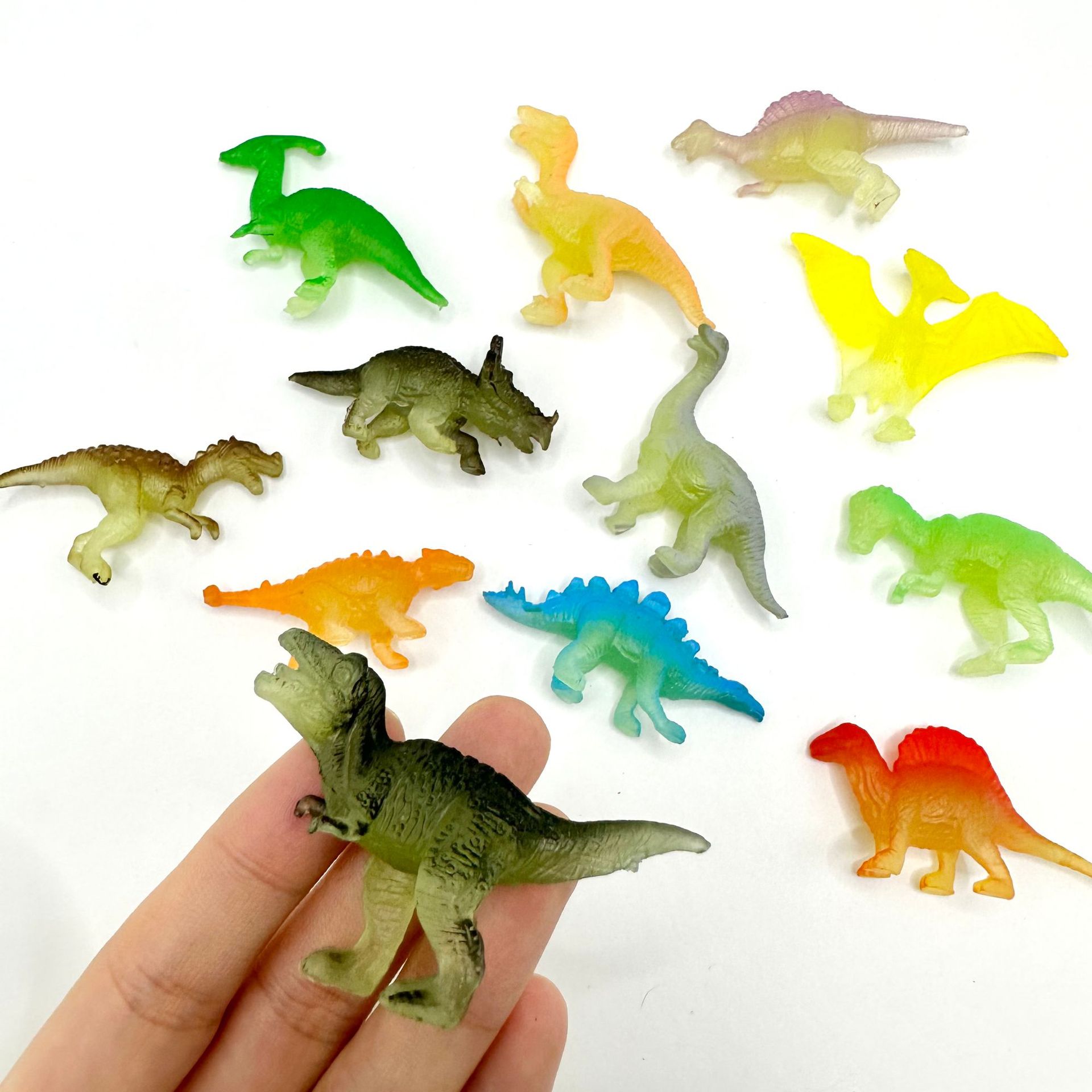 Foreign trade PVC simulation dinosaur toy dinosaur model soft glue dinosaur set Tyrannosaurus Rex pterosaur cartoon wholesale