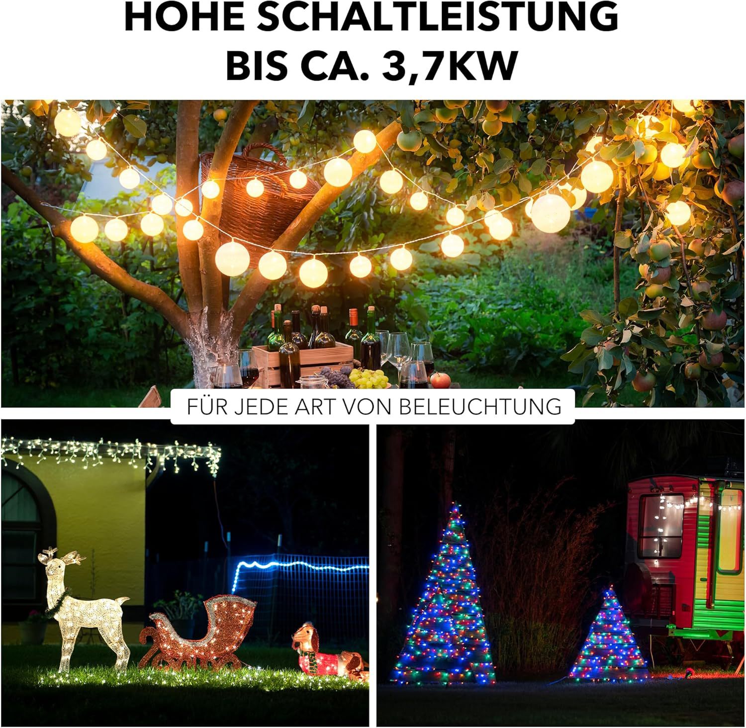 Hbn Zeitschaltuhr Aussenbereich, 24 Stunden Mechanische Zeit