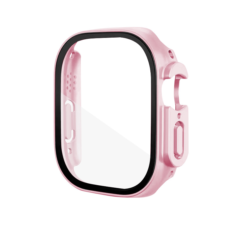 For Apple applewatch Watch Case Drop-resistant Bracelet Tempered Film Integrated PC Hard Case iWatch10 Watch Case