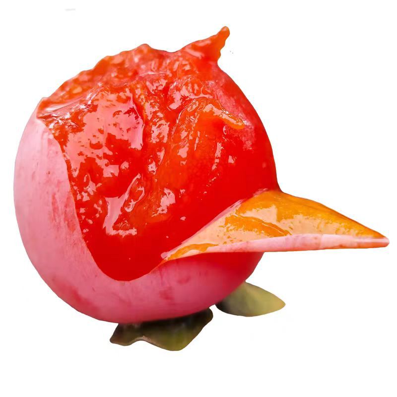 Shaanxi Linyi Fire Crystal Persimmon Fresh Seasonal Fruit Flowing Heart Persimmon Fire Crystal Persimmon Wholesale Dropshipping