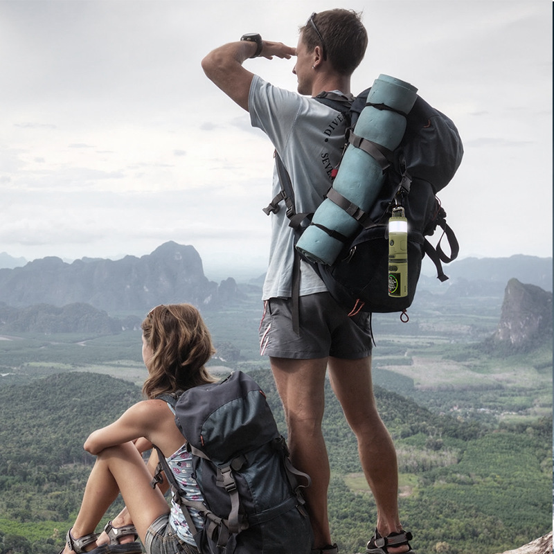 Small phenanthrene carbon monoxide detector Le Woke outdoor camping light multi-function module tent RV camping