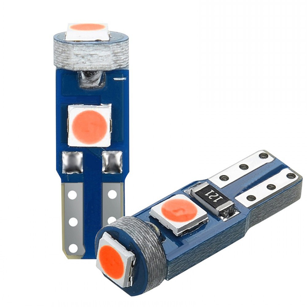 Светодиодный индикаторный свет T5 3030 3SMD для приборной панели и центрального управления