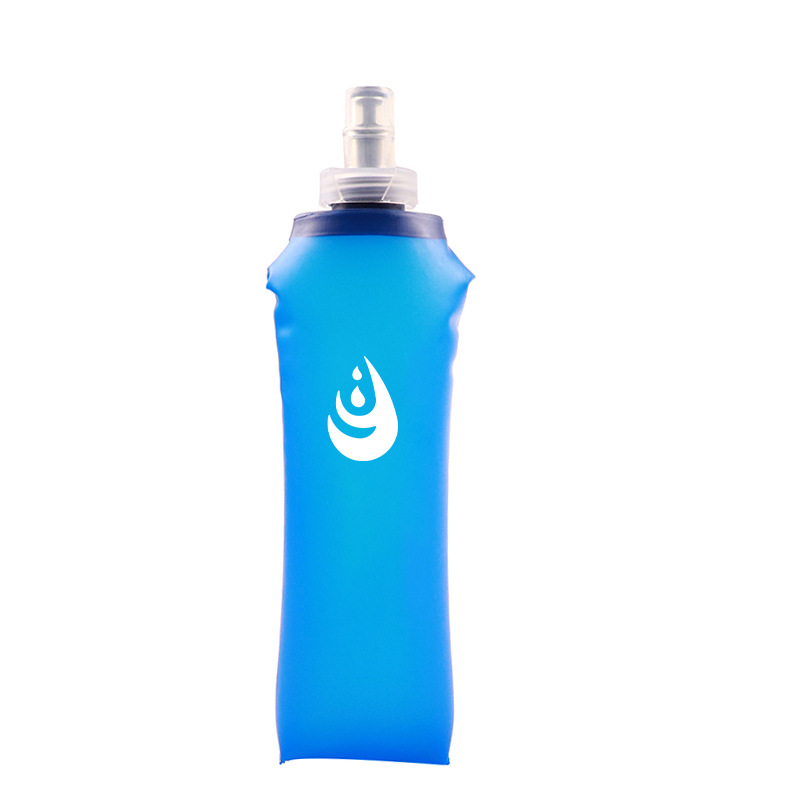 Portable Foldableing Cycling Soft Water Bottle Cross-Border Outdoor Soft Water Bag Sports Mountaineering Cross-Country Running Backpack Tpu Soft Water Bottle