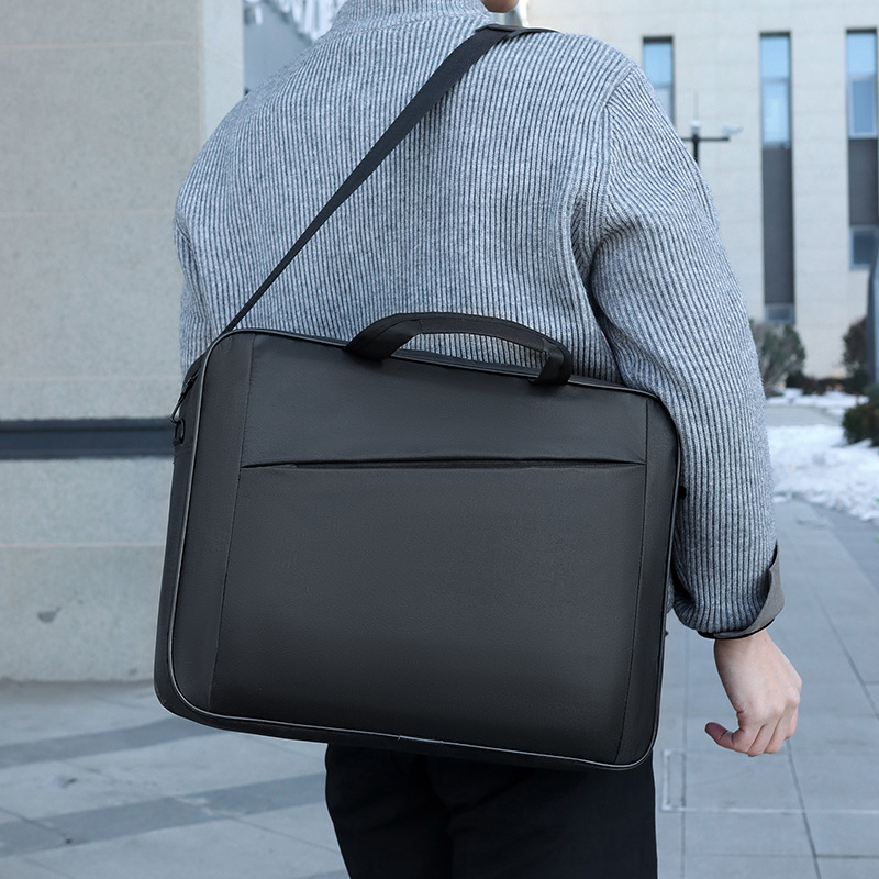 settable logo cost-effective portable laptop bag large capacity business briefcase leisure shoulder bag