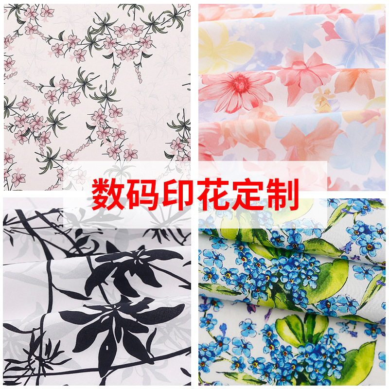 Прямые продажи хлопкового поплина и шифона, ткань для платьев в европейском и американском стиле