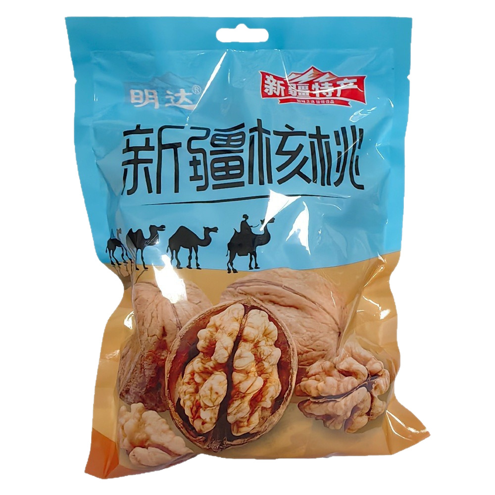 Xinjiang Aksu raw walnut original flavor 500g independent packaging generation 185 thin leather paper Walnut factory wholesale