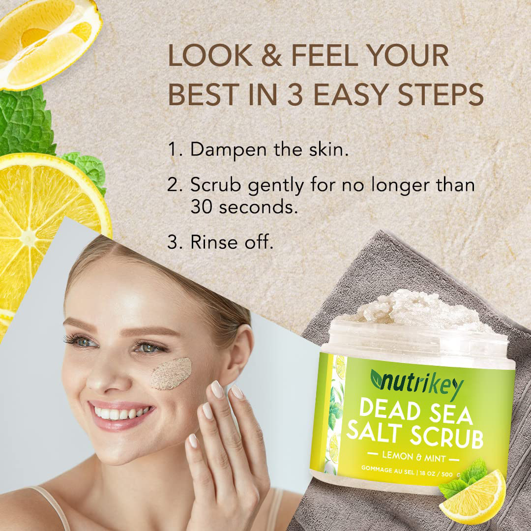 Southeast Asia TK Explosive Deep Cleansing Facial Body Lemon Scrub Exfoliating Factory Supply O DM Cross Border