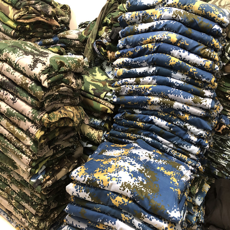 Wholesale military training clothes suit camouflage male and female student training clothes overalls