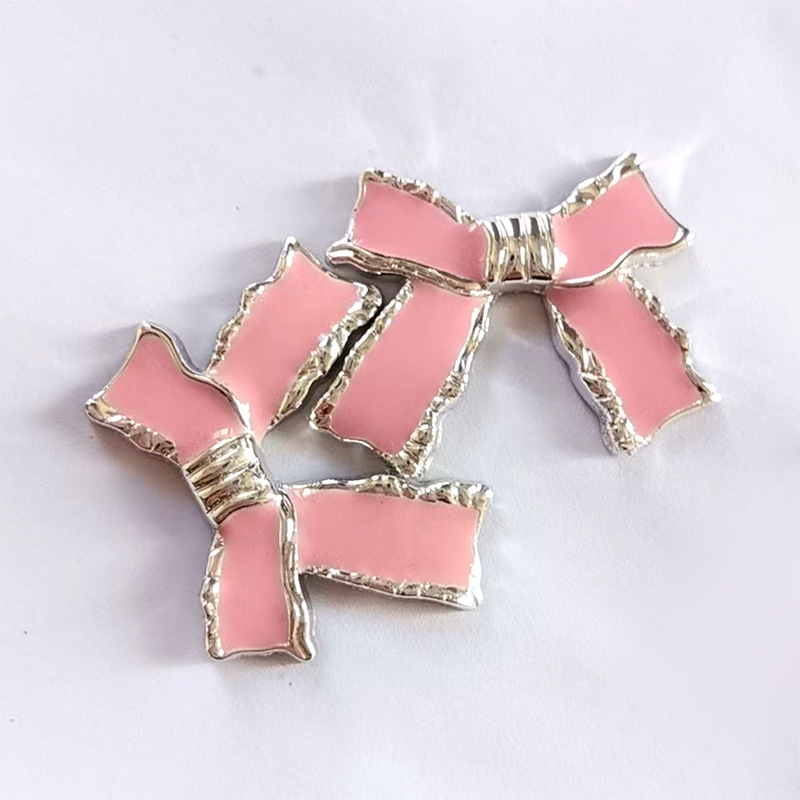 Letter Hairpin Letter Headband Jewelry Flats Bottom Butterfly Shape Electroplating Uv White + Oily New Kidsren's Jewelry