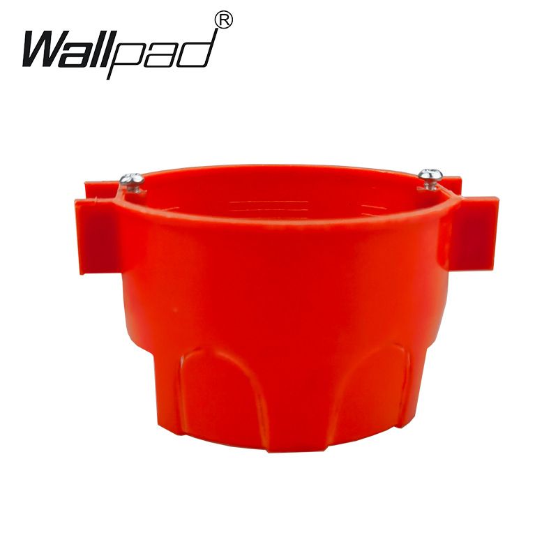 Кассетный короб соединений круглого выключателя европейского стиля, с крепежным винтом, соединенная панель для заводского источника