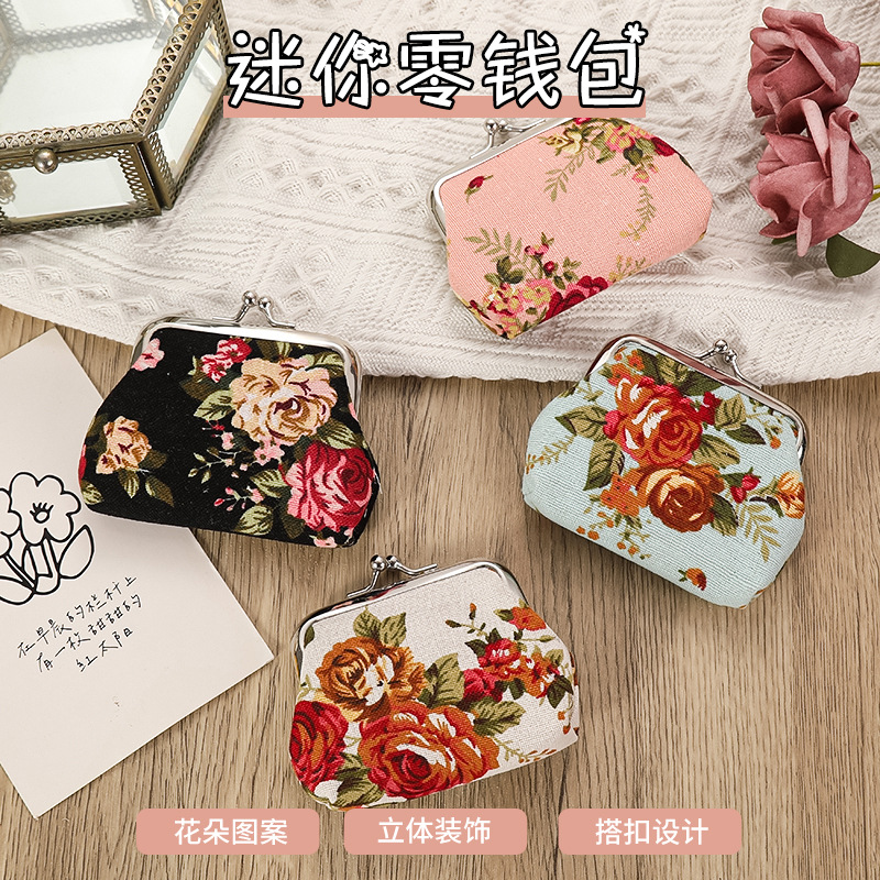 In stock buckle coin purse girls' key case children's coin bag storage bag scenic spot gift hot cross-border exclusive