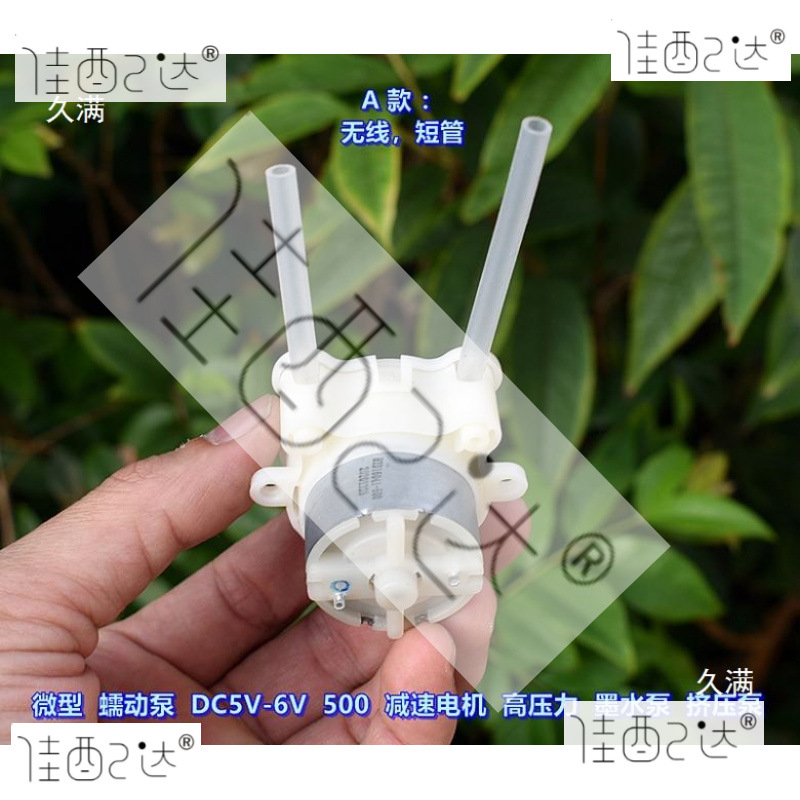 Micro Pump Dc5V Precious Metal Brush 500 Reduction Motor Small Dc Quantitative Self-Priming Pump Water Pumping