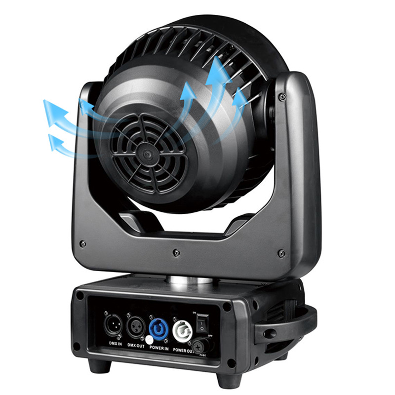 4In1Led19 Stained Moving Head Light Cross-Border Factory Bar Pattern Spotlight Wedding Performance Rotating Stage Light