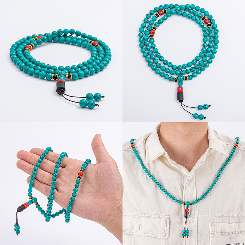 Nfc Smart Necklace Write Business Card Website Scripture Video Music Icid Access Card 108 Rosary Beads Buddha String Jewelry