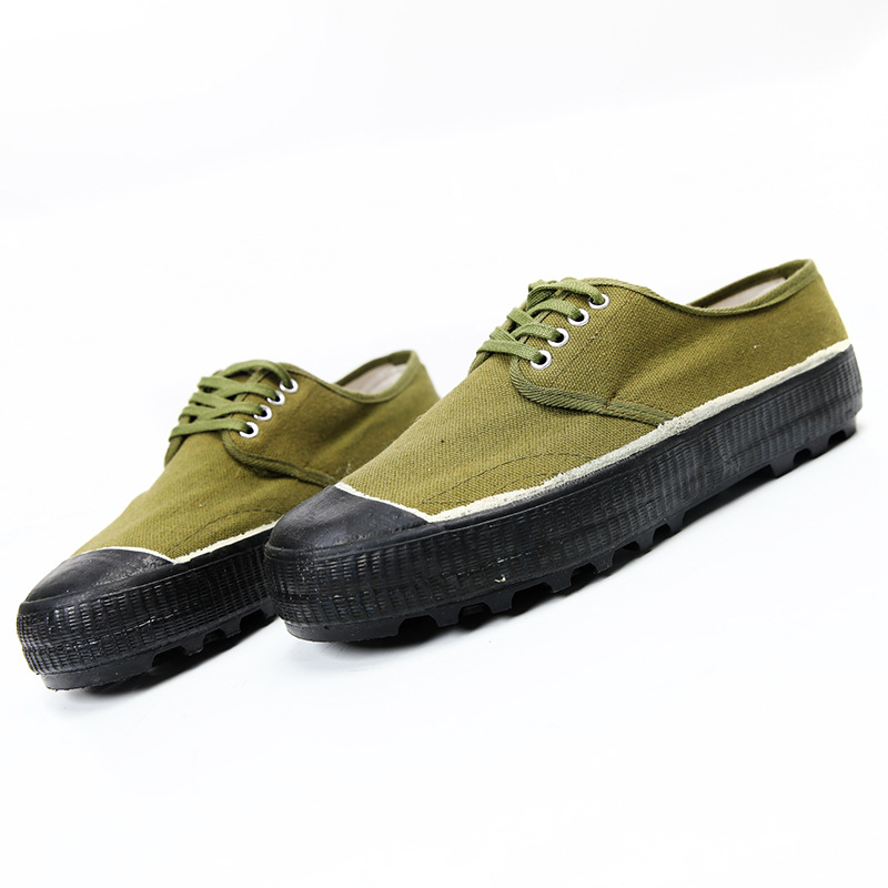 Genuine 3537 Liberation Shoes, Labor Protection Shoes, Construction Site Labor Rubber Shoes, Men's and Women's Casual Work Shoes, Wear-resistant Canvas Shoes
