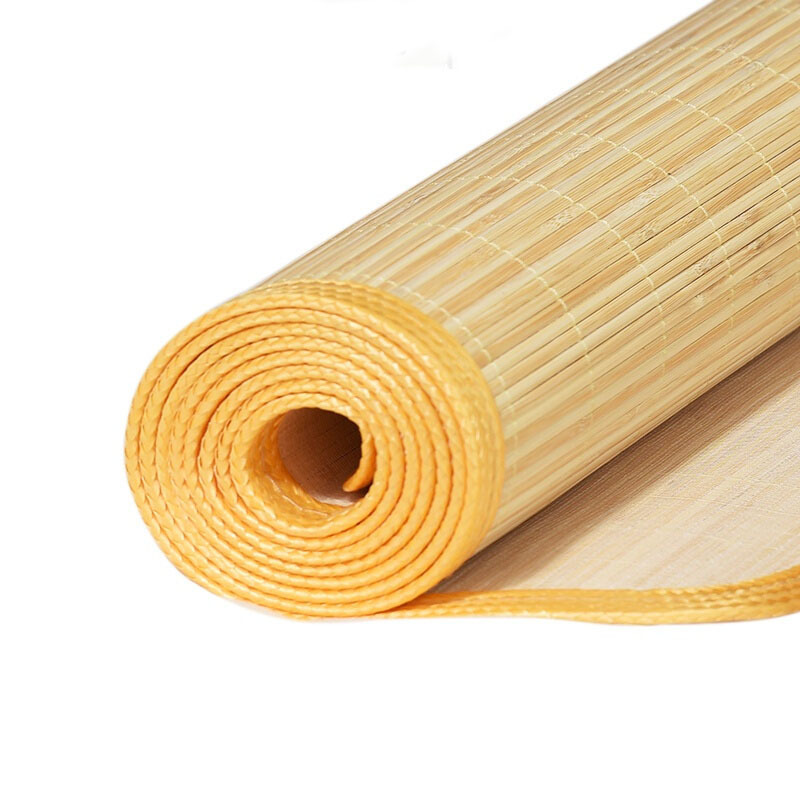 Wholesale summer mat construction site dormitory single bed student military training bamboo mat