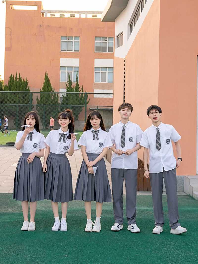 High school student class uniform academic style junior high school student sports meeting opening ceremony graduation chorus costume suit