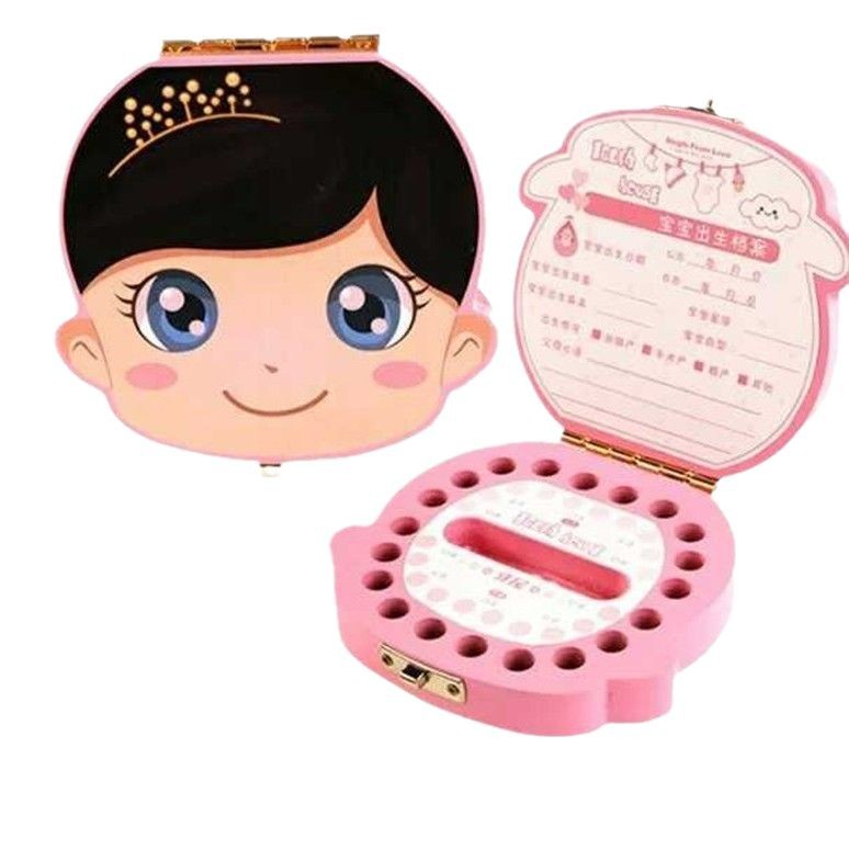 Creative Color Baby Teeth Storage Box Umbilical Cord Fetal Hair Collection Box Baby Teeth Storage Box for Men and Women