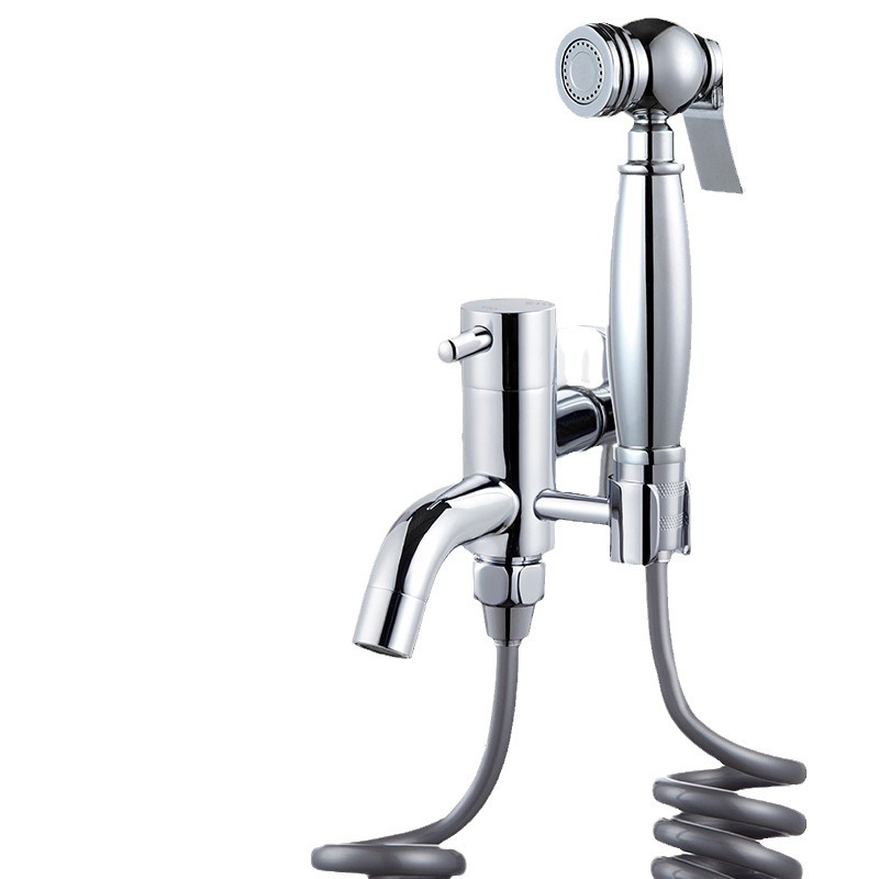 All Copper Toilet Companion Spray Gun Washer Kitchen Booster Nozzle Toilet Flushing Water Spray Gun Toilet Faucet