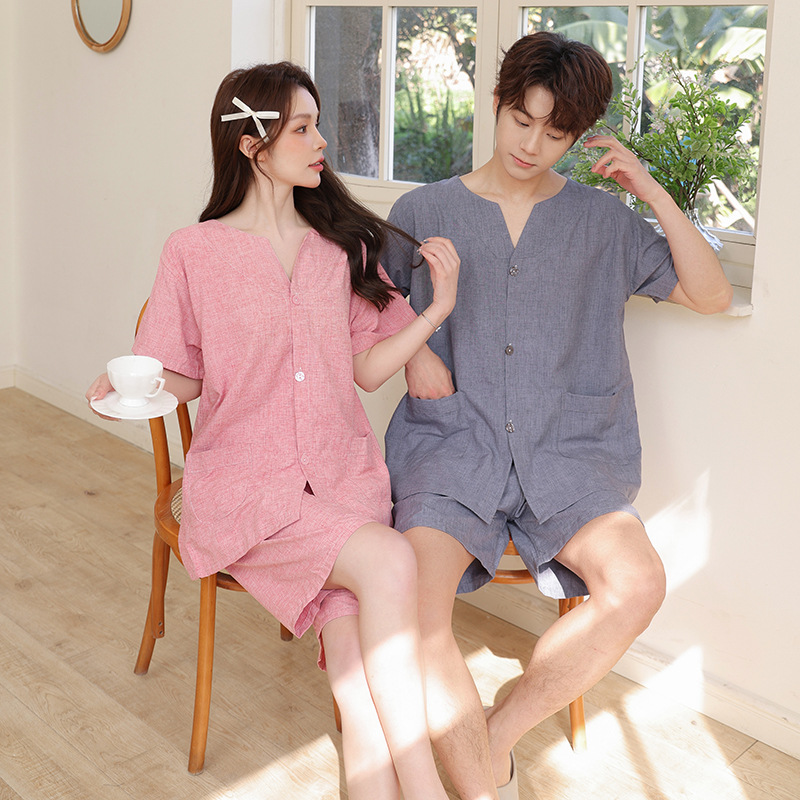 Cotton Moxibustion Clothing Front and Back Buckle Acupuncture Physiotherapy Clothing for Men and Women Couples suit Massage Foot Therapy Clothing plus size Sweat Clothing