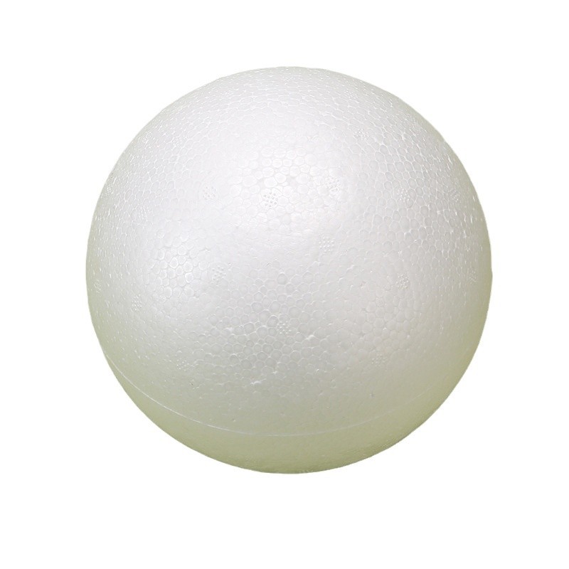 Factory direct supply foam ball white solid Styrofoam dragon ball kindergarten handmade DIY wedding decoration flower arrangement ball