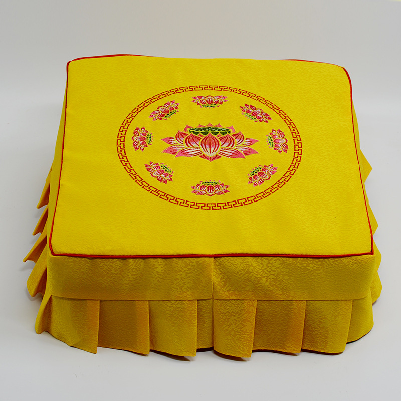 Worship Pad Set Worship Stool Set Temple Buddha Hall Worship Stool Set Futon Pad Set