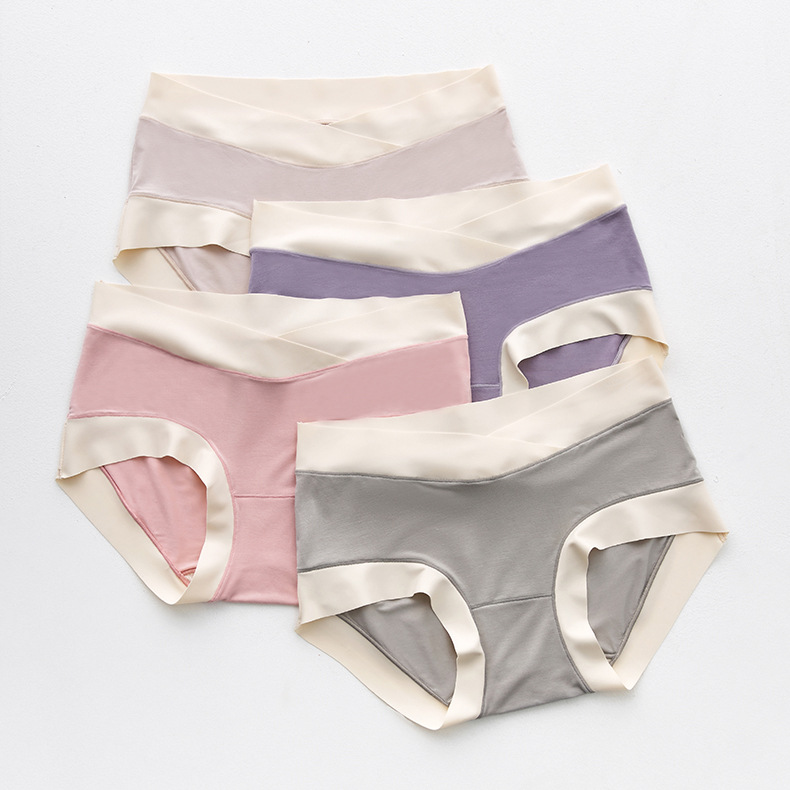 Модальное белье для беременных, бесшовное, поддержка живота, большие размеры, ранняя и поздняя беременность