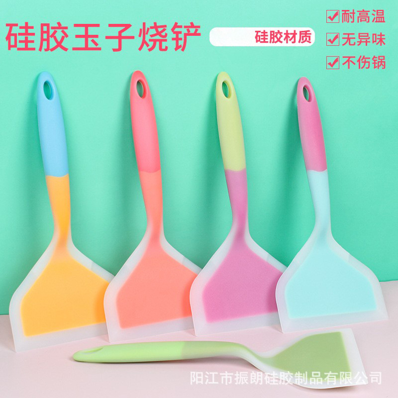 Силиконовая лопатка для жарки яиц, 84 г, толстая, антипригарная, силиконовая посуда для пиццы